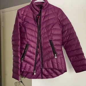Purple lightweight puffer